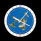 Flat Earth Sun &amp; Moon Clock أيقونة