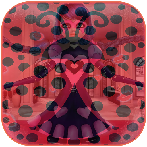 كرة الدعسوقة وخاتم القط الاسود بدون انترنت أيقونة