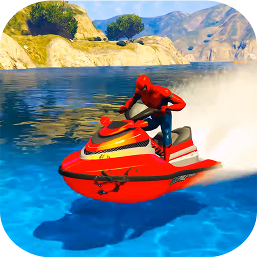 Superhero Extreme Jetski Racing and Water Race icon