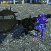 Army Airplane Robot icon