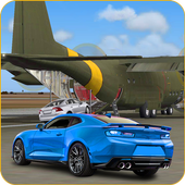 Plane Car Cargo Drive - Pilot Transporter Airplane icon