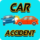 Car accident icon