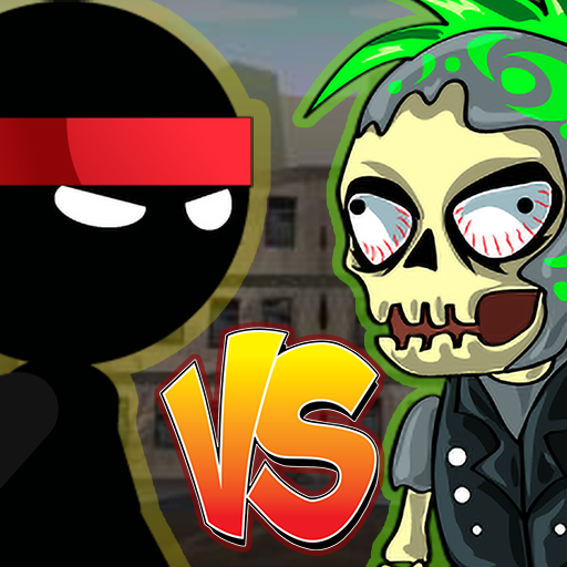 stickman vs zombies icon