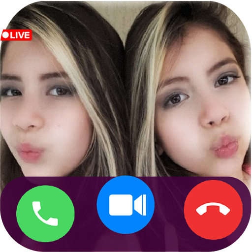 Planeta das Gêmeas 📱 chamada 📞 video call  chat icon