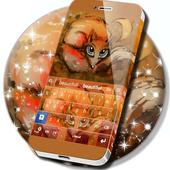 Тема Fox для Keyboard иконка