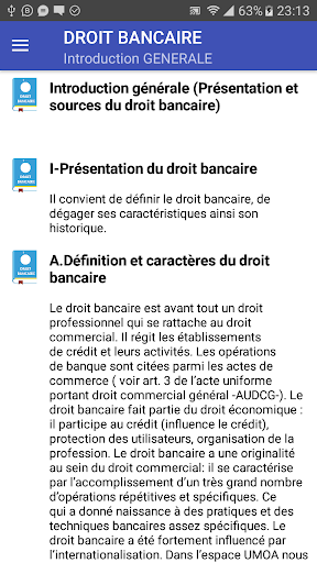 Droit Bancaire скриншот 1