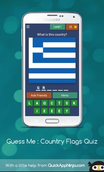 Guess Me : Country Flags Quiz screenshot 1