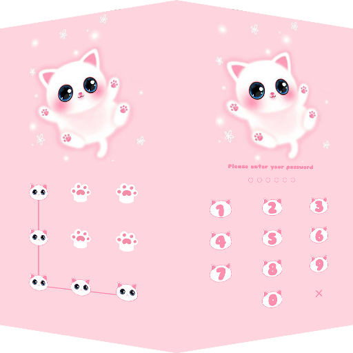 Pink Kitty Theme – AppLock icon