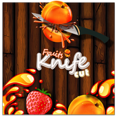 Fruit knife cut icon