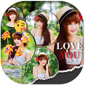 Magazine Photo Collage Frame icon