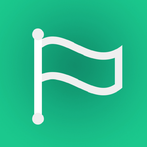 Countries, capitals and flags icon