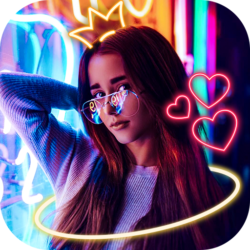 Neon Light Photo Editor icon