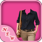 Ladies Shirt Photo Suit icon