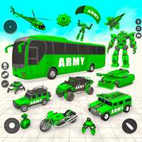 Shark Robot Bus Robot Car Game