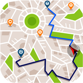 Navigation With Voice Directions Route Finder Free icon