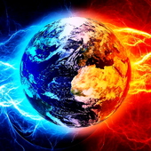Fire vs water live wallpaper icon
