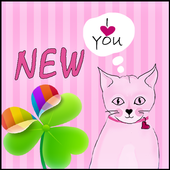 Pink Kitties for GO Launcher icon