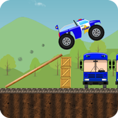 Climbing Police Truck icon