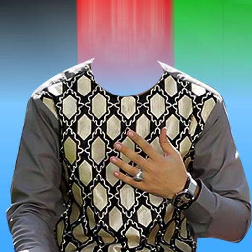 Stylish Afghan Man Suit Photo Editor Full Body icon