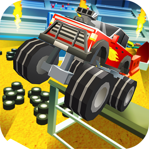 Blocky Monster Truck: Stunts Arena icon