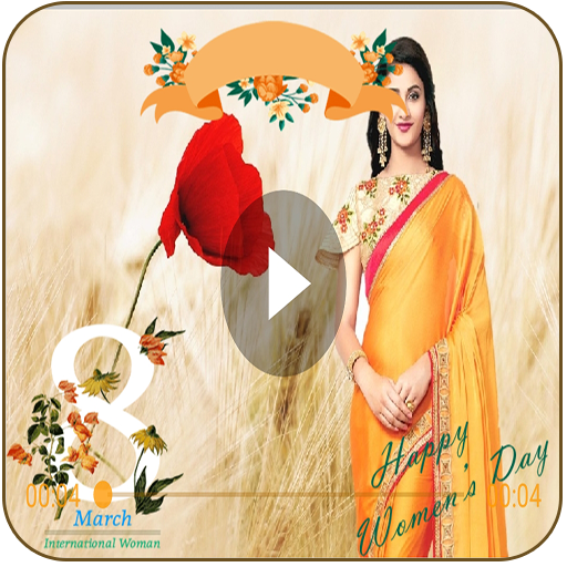 Women's Day Video Maker icon