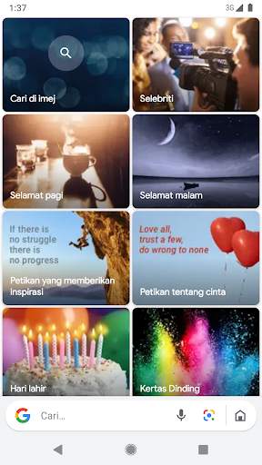 Google Go screenshot 2