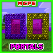MCPE Portais para a Mod de Minecraft icon