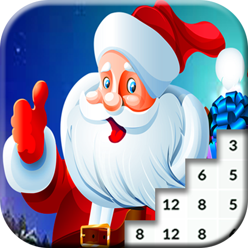 Coloring Book Christmas Pixel Art Learning Game icon