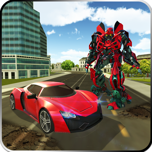 Future Flying Robot Real Car Transformation 3D icon