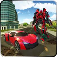 Future Flying Robot Real Car Transformation 3D