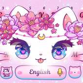 Pretty Kitty keyboard on 9Apps