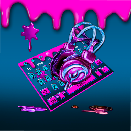 Graffiti Headphone Music Keyboard icon