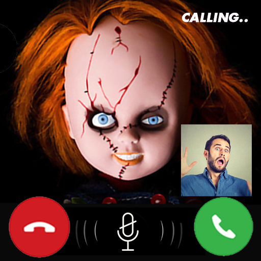 Scary dolls call simulator icon