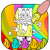 sponge coloring bob иконка