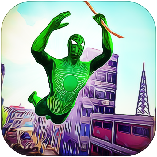 Rope Flying City Hero - Mafia Crime City Game icon