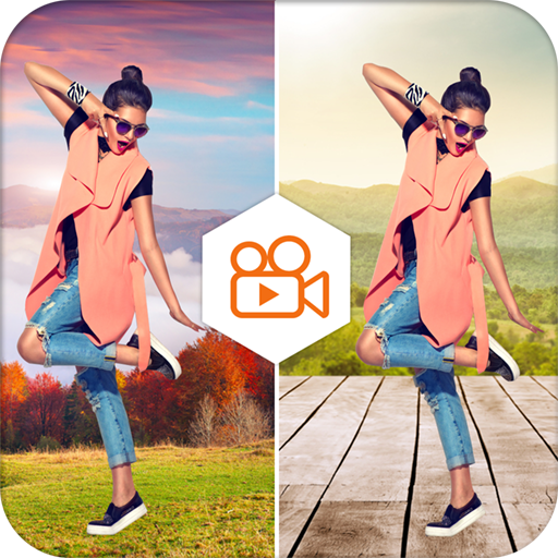 ikon Add Photo On Video : Video Background Changer