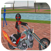 Stickman Rope Hero 3 Climbing Vice  Simulator free icon