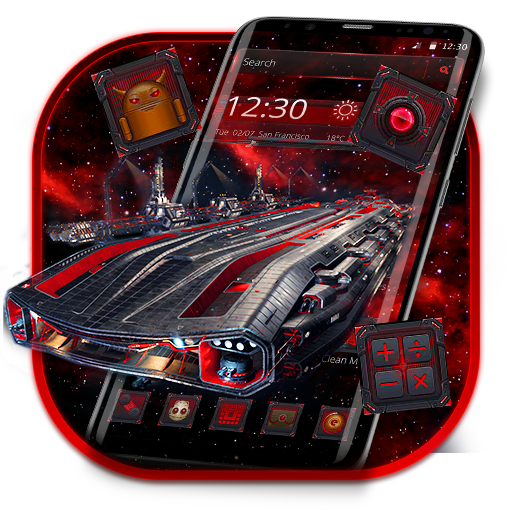 레드 다크 갤럭시 레전드 테마 icon