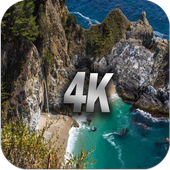 خلفيات عالية الجودة 4k أيقونة
