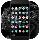 Black Rose Theme Wallpaper