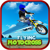 Flying Motocross Beach SIM icon