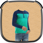 Man in T-Shirt Photo Suit icon