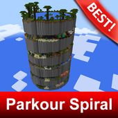 Parkour Spiral Map for Minecraft MCPE icon