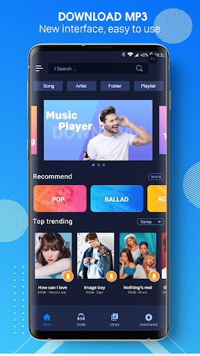 Music downloader - Mp3 downloader & Mp3 players screenshot 1