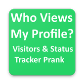 Who view my profile &amp; status prank for whatsapp icon