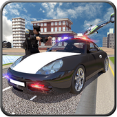 Real City Police Car Chase :Cop Driving Simulator icon
