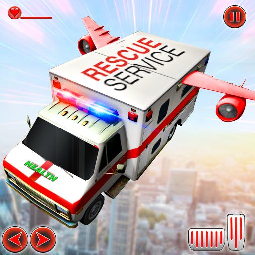 Flying Ambulance Rescue Game icon