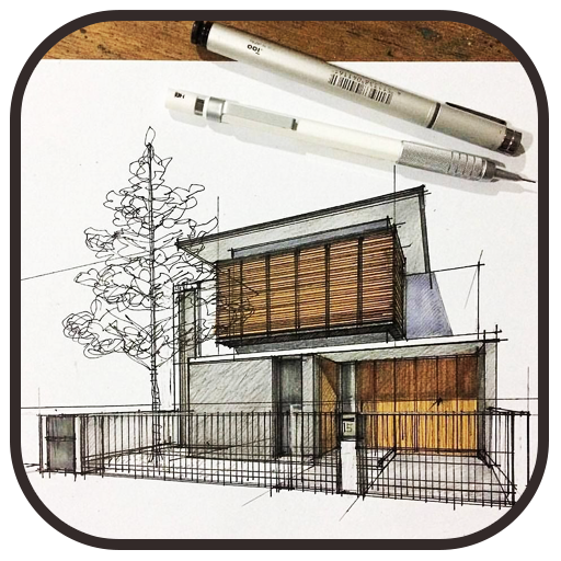 Creative Architecture Drawing أيقونة