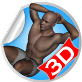Abs 3D Workout Sets-Trainer icon