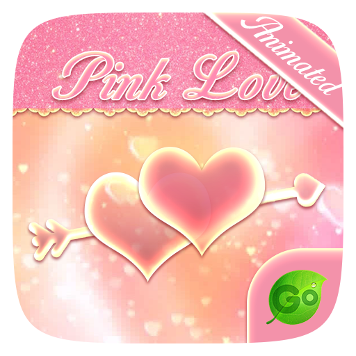 Pink Love GO Keyboard Animated Theme icon